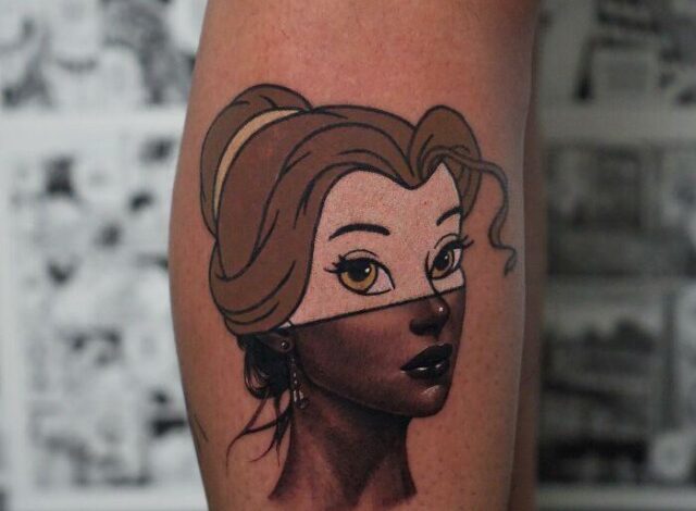 Photo of Татуировки, сочетающие в себе сразу два контрастирующих стиля (24 фото)