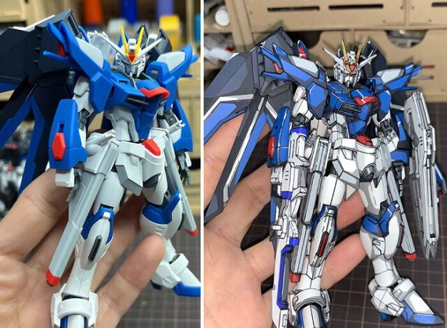 Photo of Художник раскрашивает фигурки Gundam, которые потом выглядят так, будто сошли прямо из аниме (15 фото)