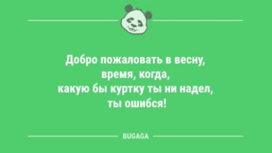 Photo of Анекдоты для пятничного настроения: «Добро пожаловать в весну…» (9 шт)