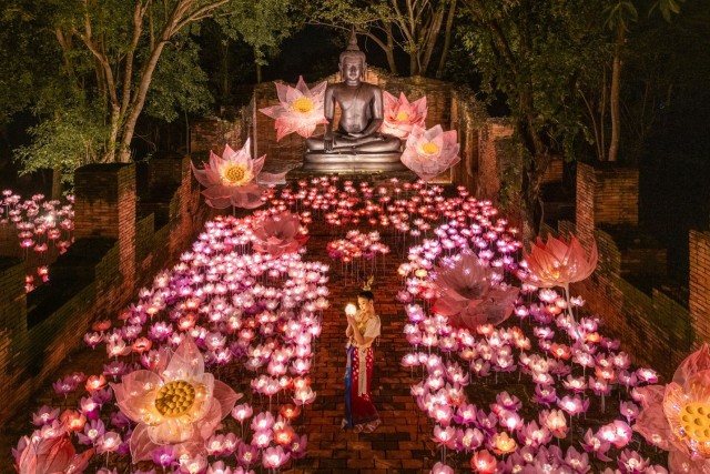 Photo of Фестиваль света Nasatta Light Festival 2025 в Таиланде (25 фото + видео)