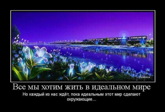 Photo of Демотиваторы для всех: «Все мы хотим жить в идеальном мире…» (15 фото)